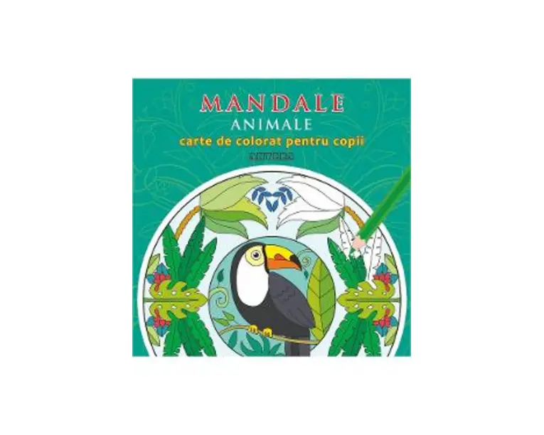 Mandale: Animale. Carte de colorat pentru copii