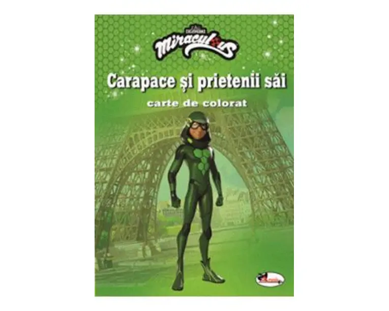 Carapace si prietenii sai. Carte de colorat