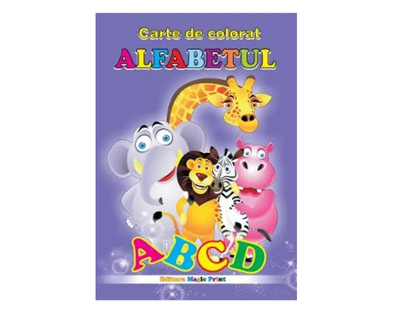 Alfabetul. Carte de colorat