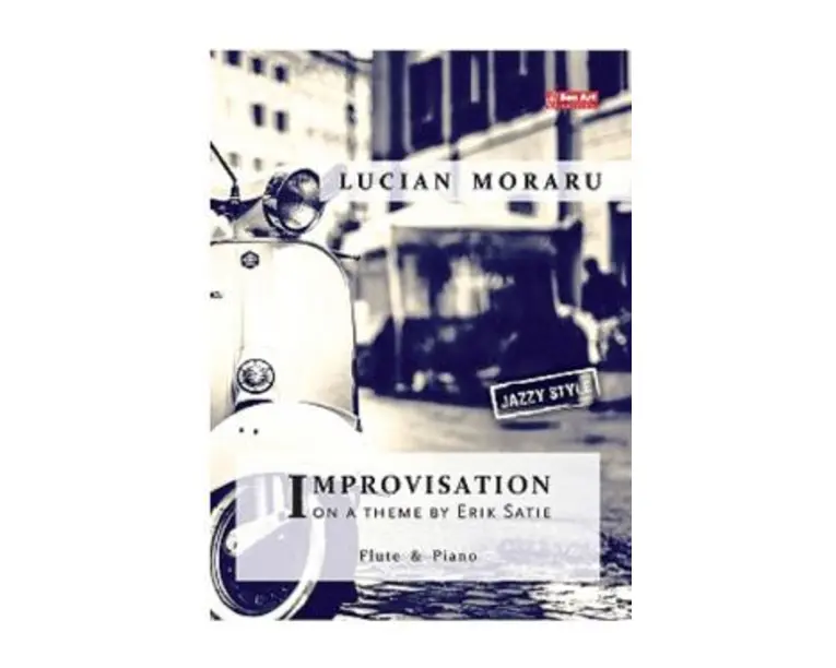 Improvisation on a theme by Erik Satie . Pentru flaut si pian - Lucian Moraru