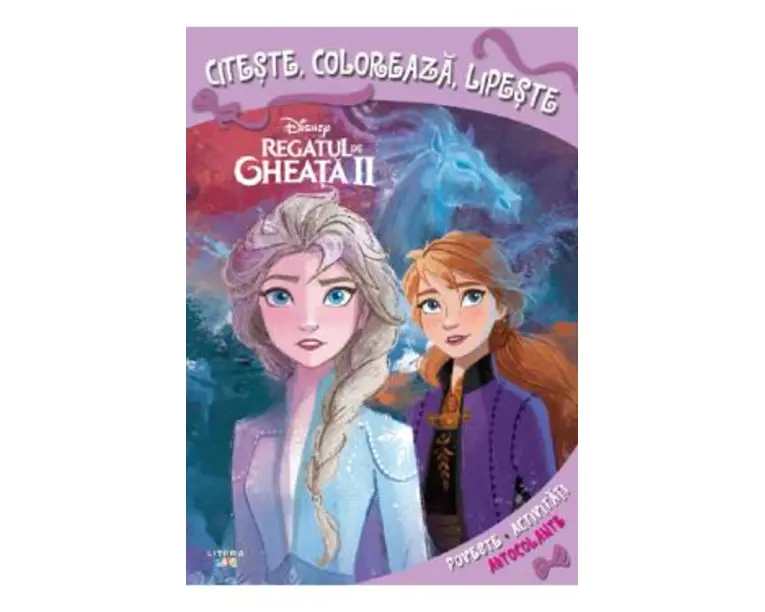 Disney. Regatul de gheata 2. Citeste, coloreaza, lipeste
