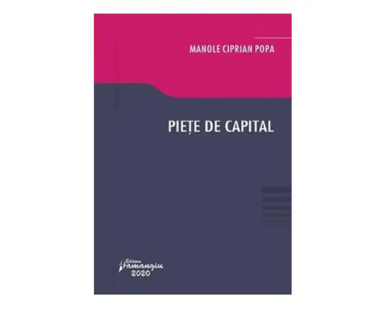 Piete de capital - Manole Ciprian Popa
