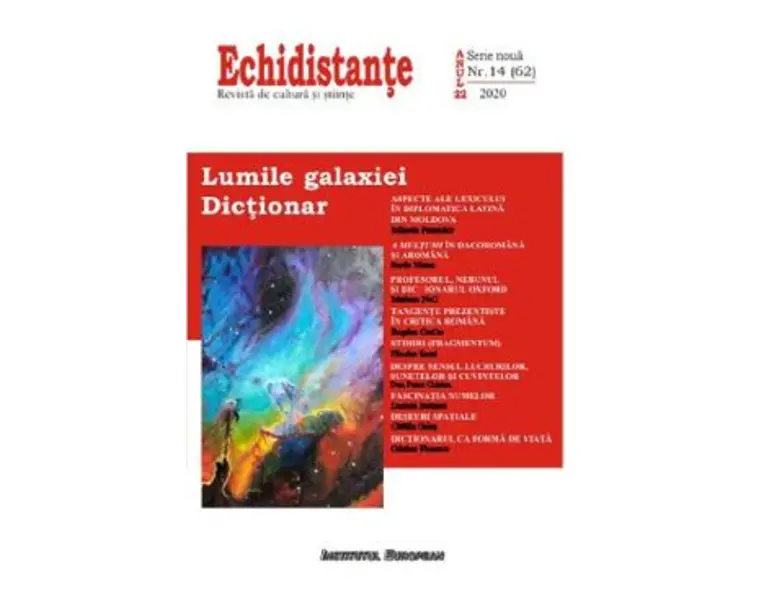 Revista Echidistante. Lumile galaxiei. Dictionar, Nr.14 (62) 2020