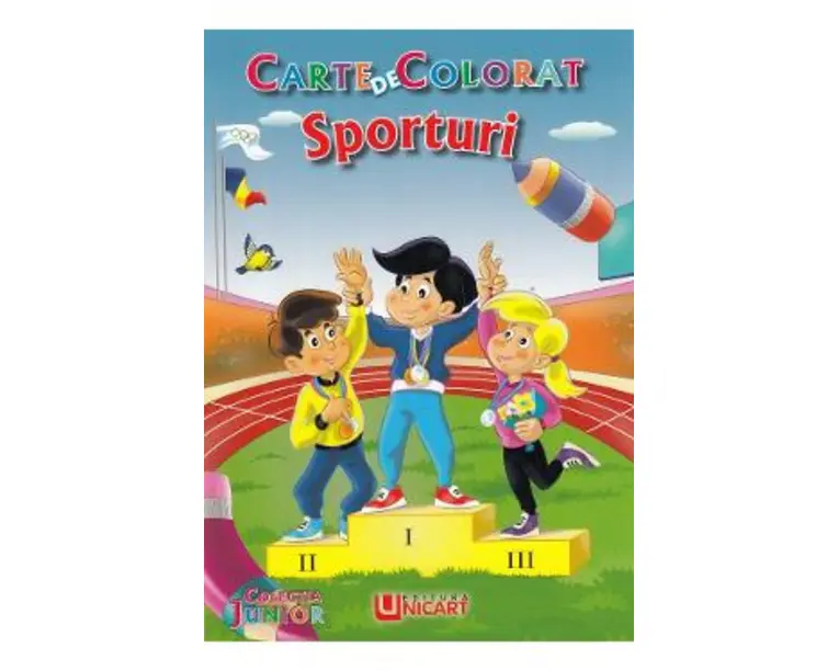 Sporturi. Carte de colorat