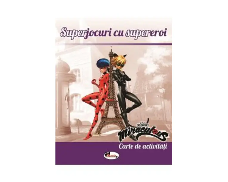 Superjocuri cu supereroi. Carte de activitati