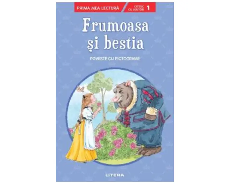 Frumoasa si bestia. Poveste cu pictograme Nivelul 1