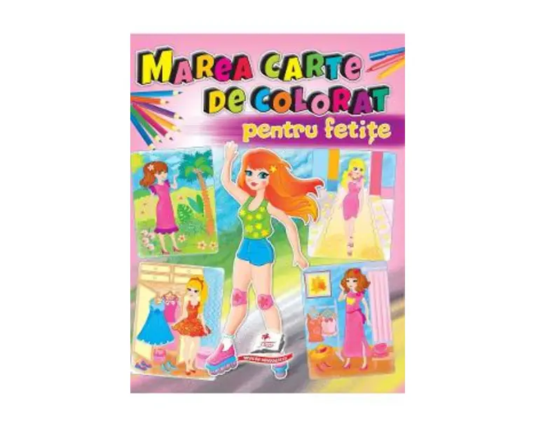 Marea carte de colorat pentru fetite
