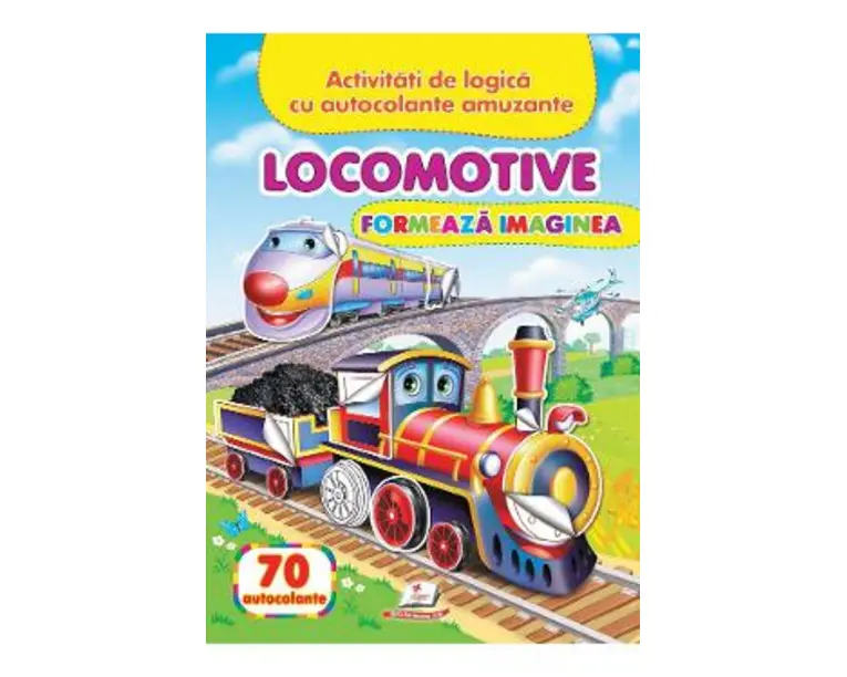 Locomotive: Formeaza imaginea. 70 autocolante