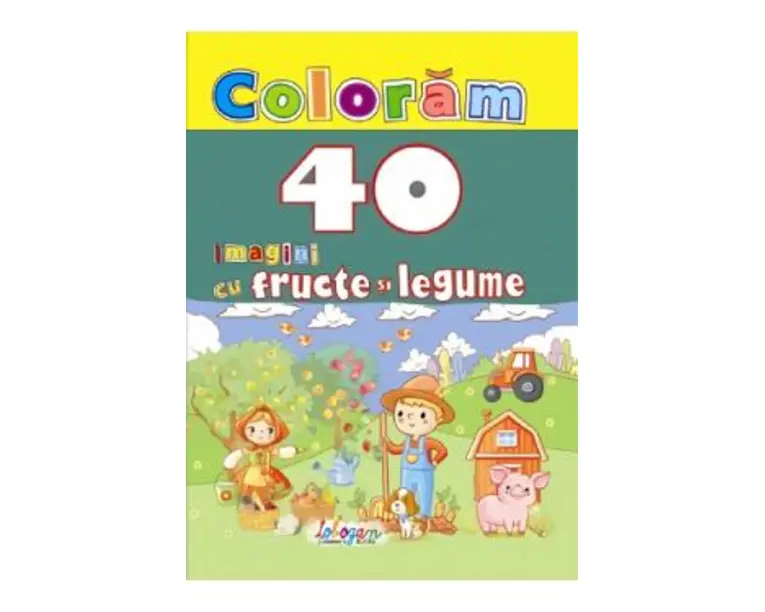 Coloram 40 de imagini cu fructe si legume