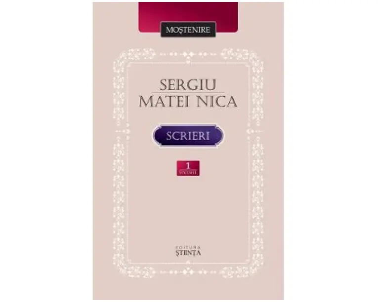 Scrieri Vol.1 - Sergiu Matei Nica