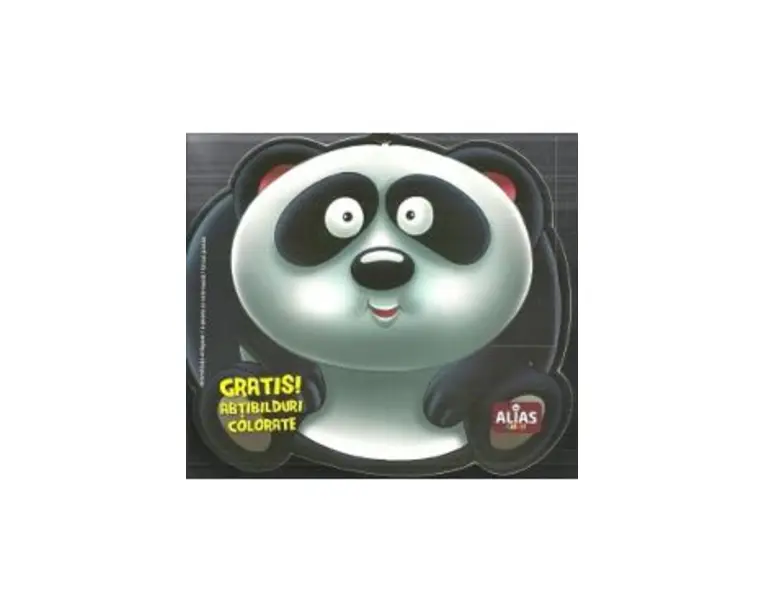 Ursul panda. Abtibilduri colorate + jucarie
