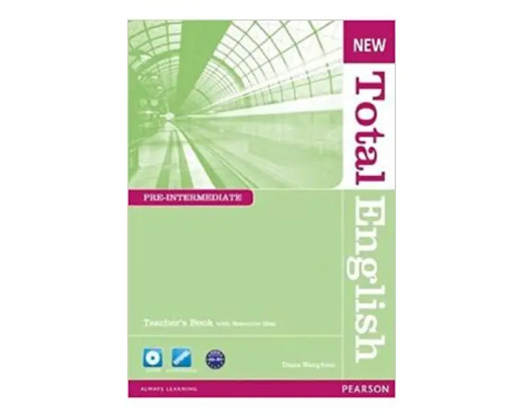 New Total English Pre-Intermediate Teacher's Book and Teacher's Resource CD - Diane Naughton
