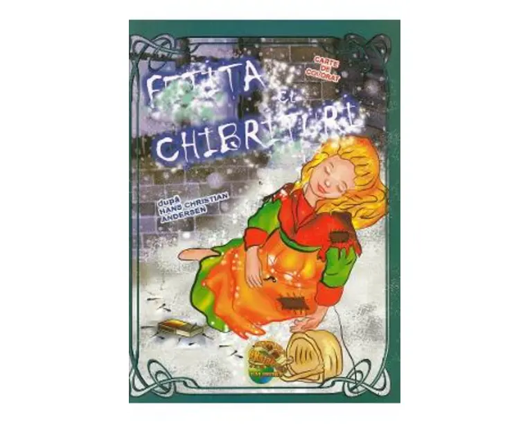 Fetita cu chibrituri. Carte de colorat - Hans Christian Andersen