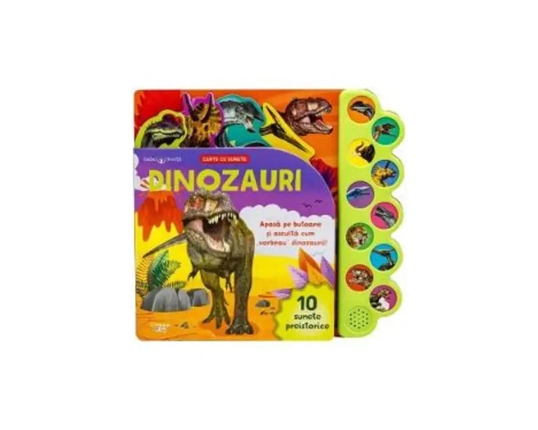 Bebe invata. Dinozauri. Carte cu sunete