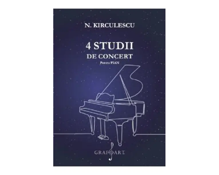 4 studii de concert pentru pian - N. Kirculescu