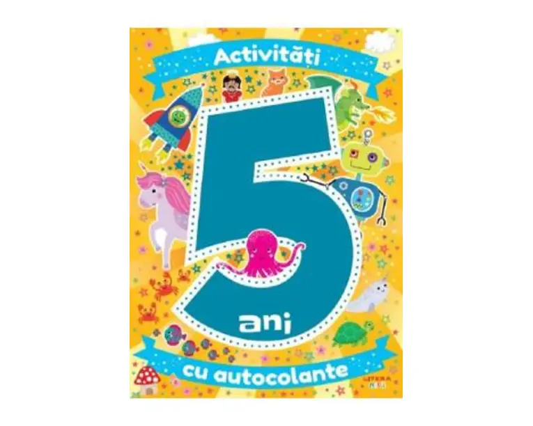 Activitati cu autocolante 5 ani