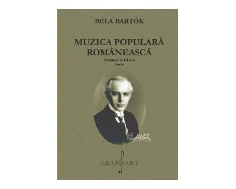 Muzica populara romaneasca Vol.3: Texte - Bela Bartok