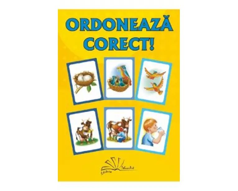 Ordoneaza corect! Mapa cu 45 de jetoane - Daniela Dosa