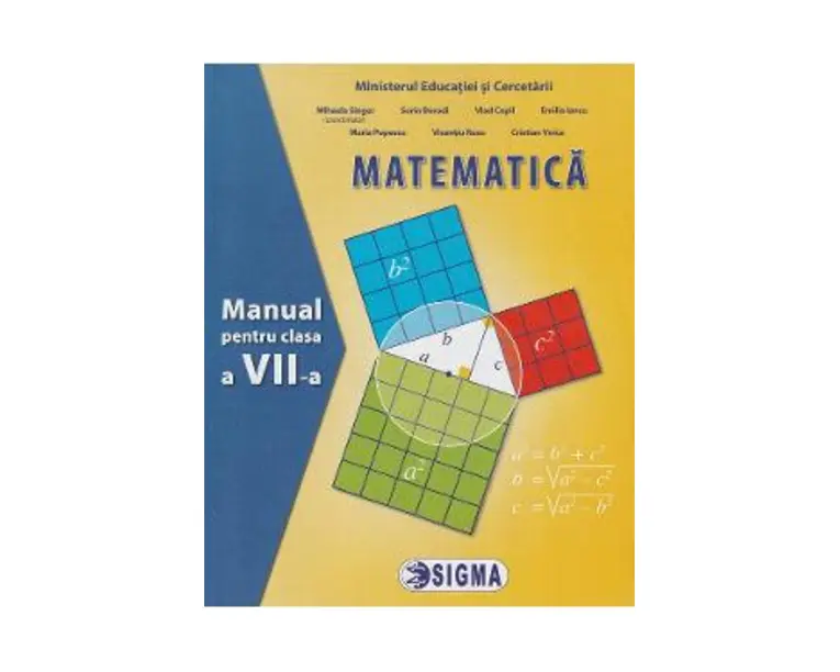 Matematica - Clasa 7 - Manual - Mihaela Singer, Sorin Borodi, Vlad Copil, Emilia Iancu, Maria Popescu, Vicentiu Rusu, Cristian Voica