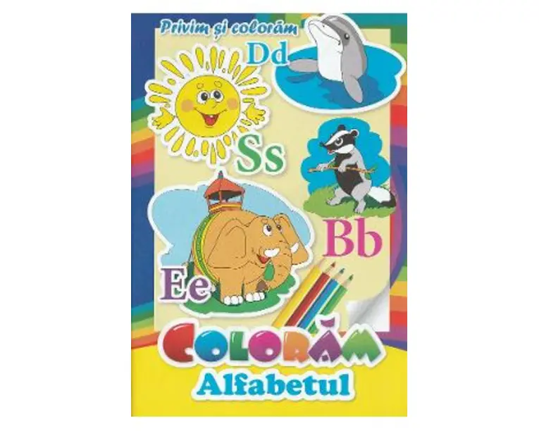 Coloram alfabetul. Privim si coloram