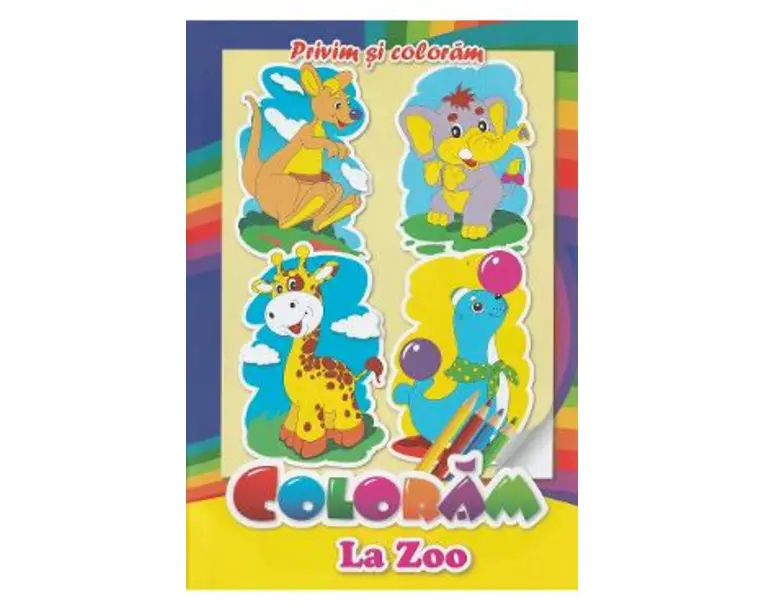 Coloram la Zoo. Privim si coloram