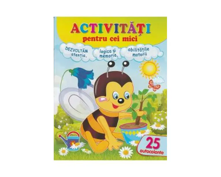 Activitati pentru cei mici: Albinuta. 25 autocolante