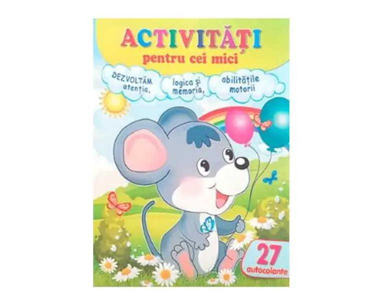 Activitati pentru cei mici: Soricelul. 27 autocolante
