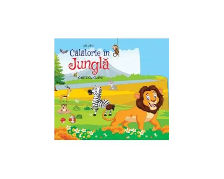 Calatorie in jungla - Carte cu clape