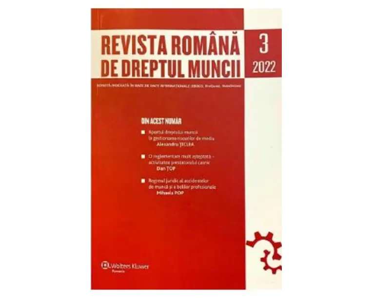 Revista romana de dreptul muncii. Nr.3/2022