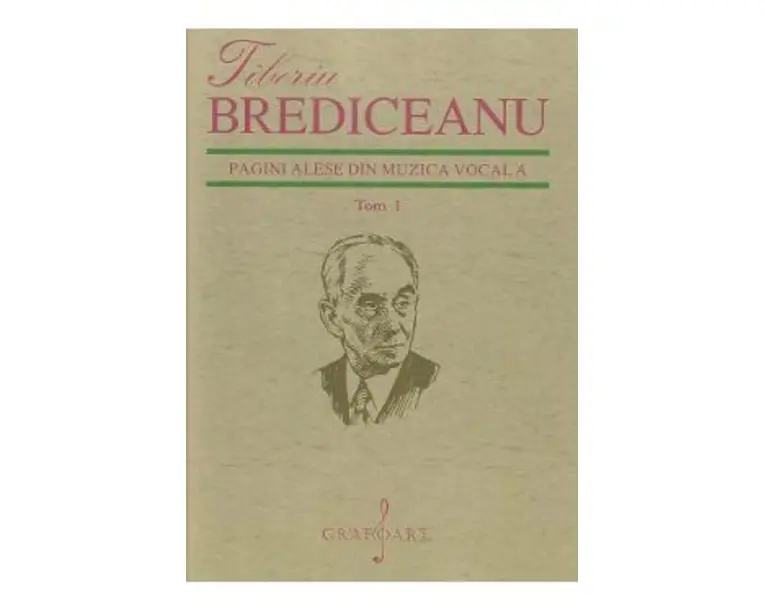 Pagini alese din muzica vocala Tom 1 - Tiberiu Brediceanu