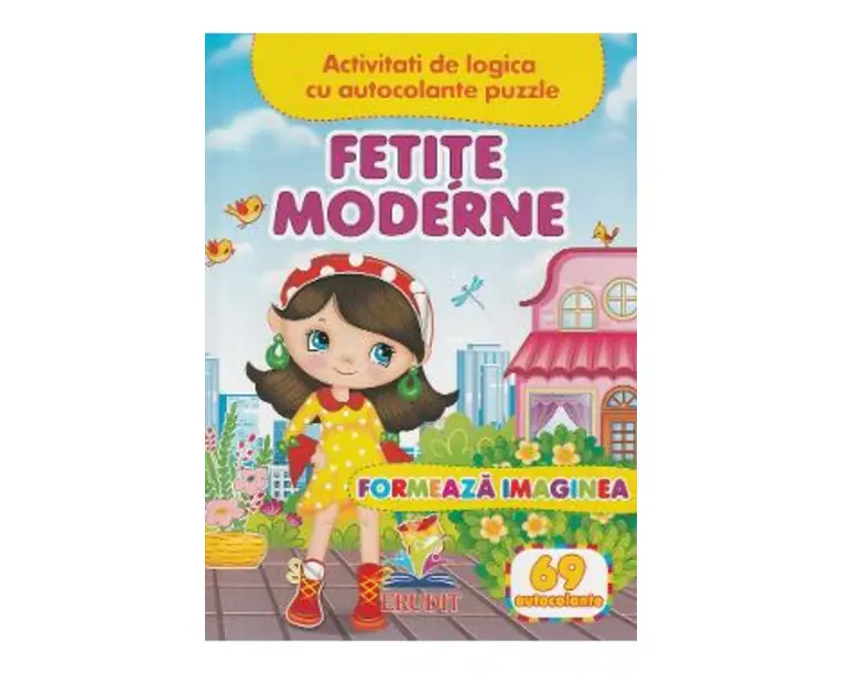 Formeaza imaginea. Fetite moderne + 69 autocolante