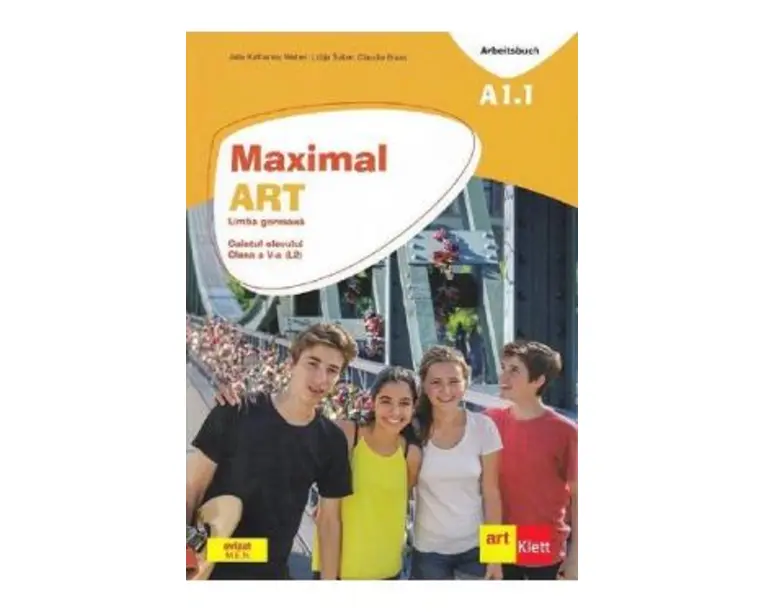 Maximal ART A1.1 - Limba germana - Clasa 5 L2 - Caietul elevului + CD - Julia Katharina Weber, Lidija Sober, Claudia Brass