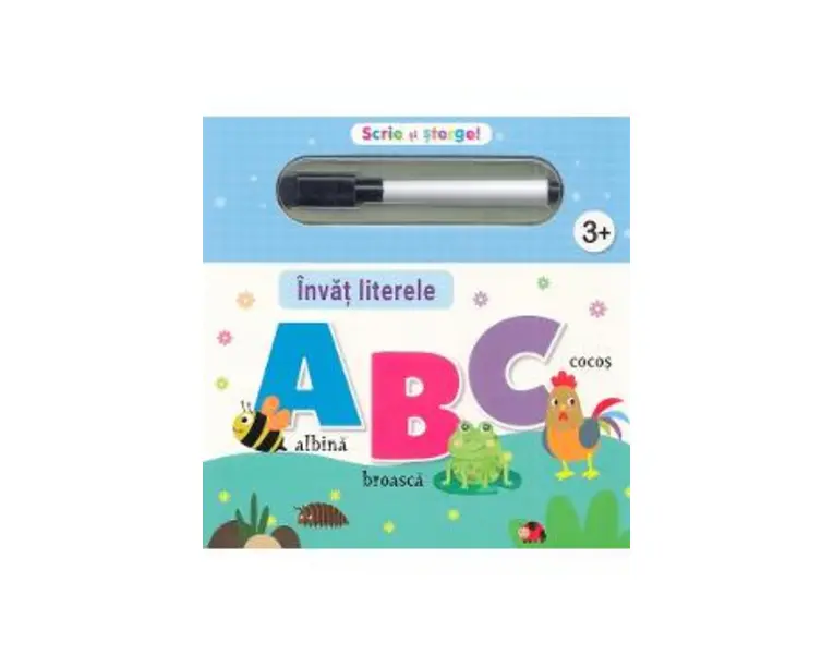 Scrie si sterge! Invat literele ABC