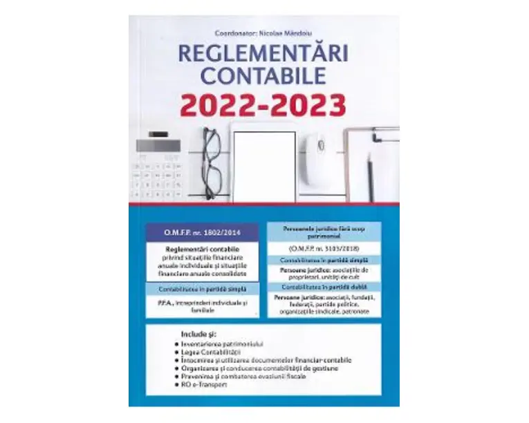 Reglementari contabile 2022-2023 - Nicolae Mandoiu