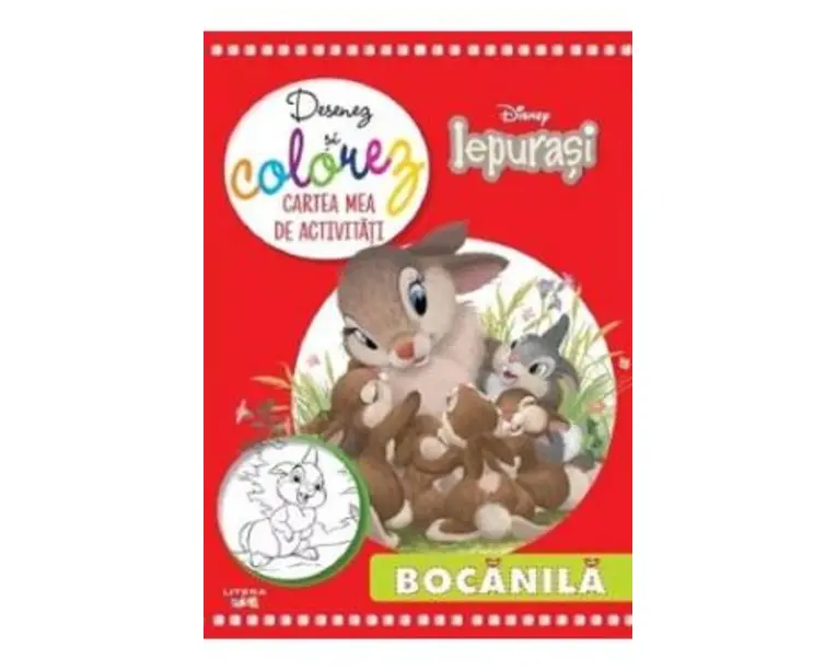 Disney. Iepurasi. Desenez si colorez. Cartea mea de activitati
