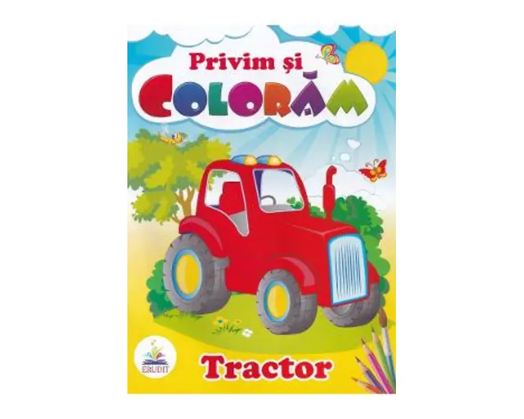 Tractor. Privim si coloram