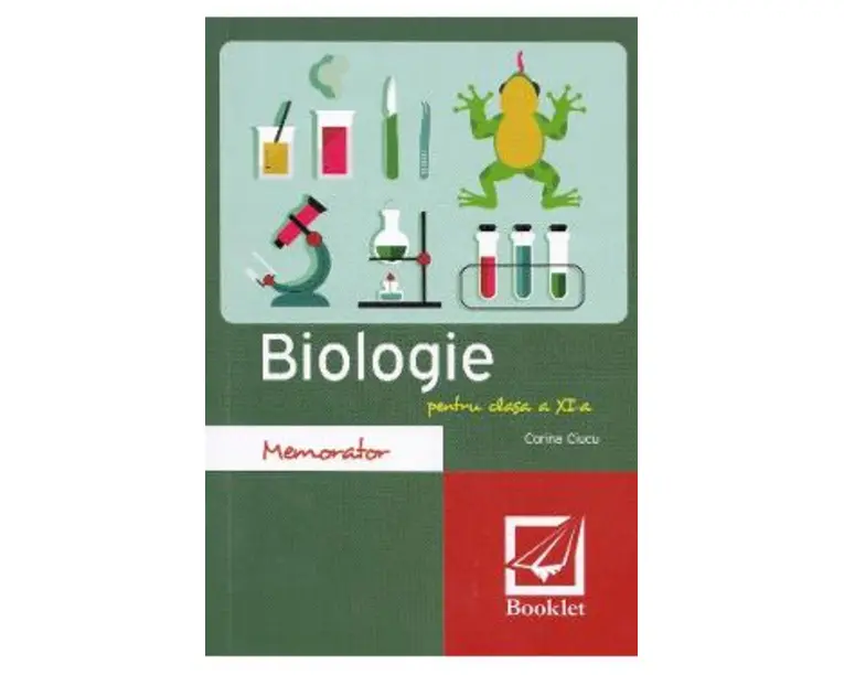 Memorator de biologie - Clasa 11 - Corina Ciucu