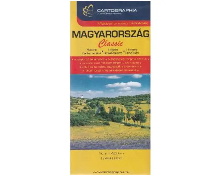 Ungaria. Hungary. Harta Rutiera