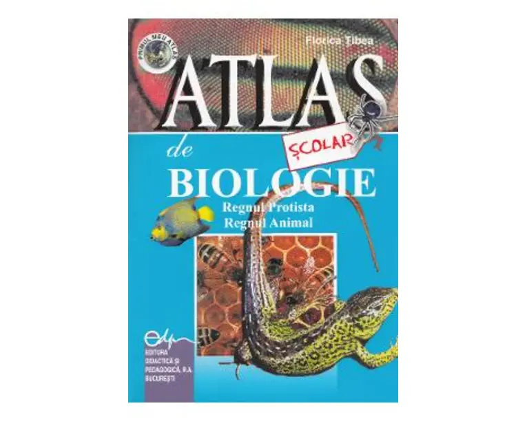Atlas scolar de biologie. Regnul protista. Regnul animal - Florica Tibea