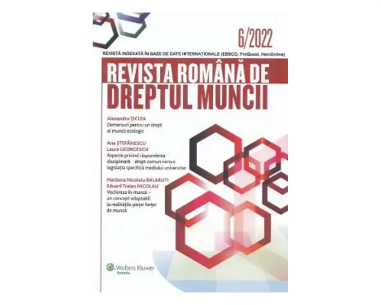Revista Romana de Dreptul Muncii Nr.6/2022