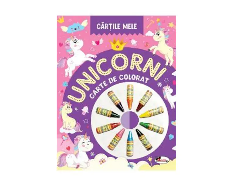 Cartile mele: Unicorni. Carte de colorat