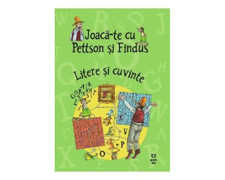 Joaca-te cu Pettson si Findus. Litere si cuvinte - Sven Nordqvist
