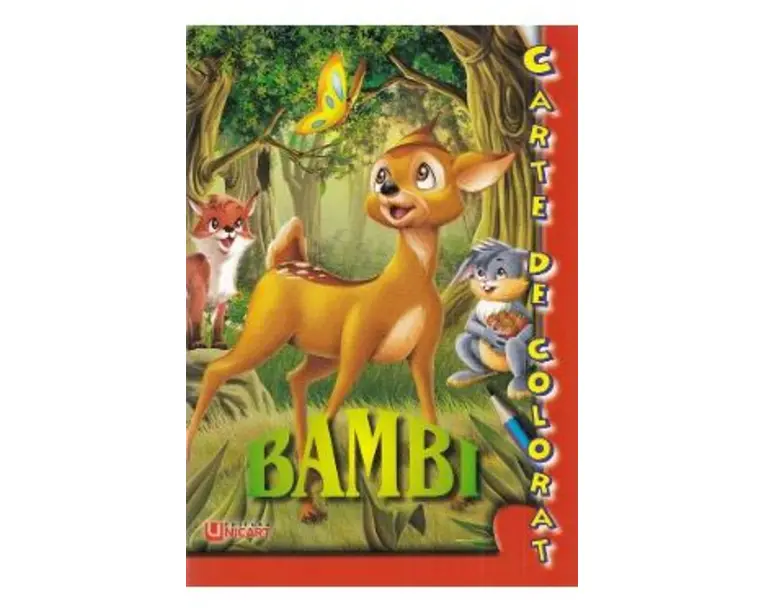 Bambi. Carte de colorat