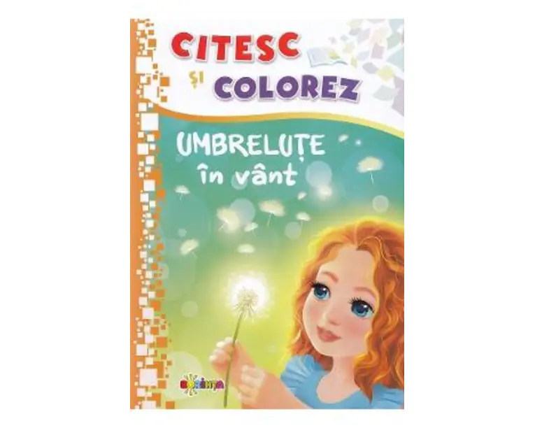 Citesc si colorez: Umbrelute in vant
