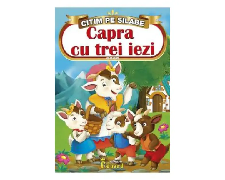 Capra cu trei iezi. Citim pe silabe