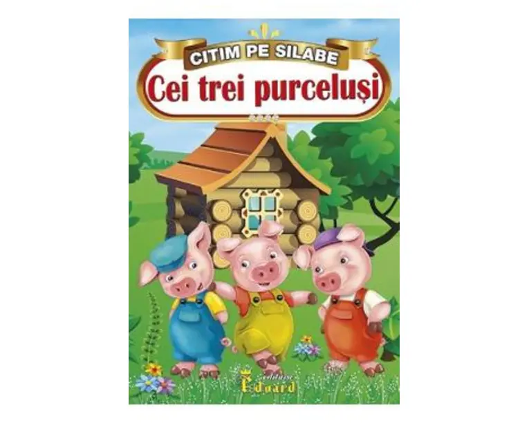 Cei trei purcelusi. Citim pe silabe