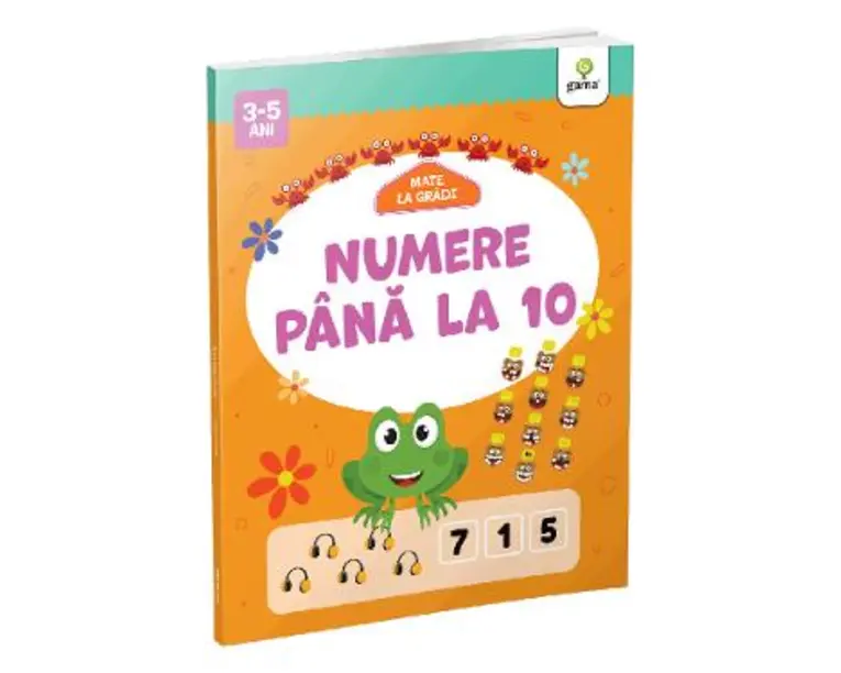 Numere pana la 10. Mate la gradi 3-5 ani