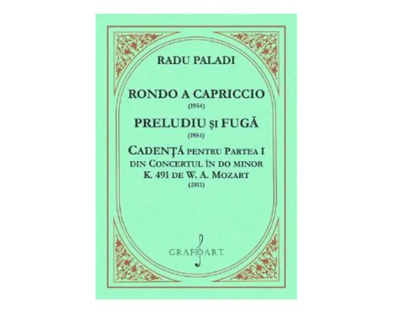 Rondo a Capriccio 1954. Preludiu si fuga 1954 - Radu Paladi