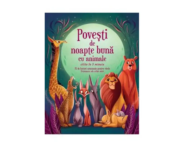Povesti de noapte buna cu animale citite in 5 minute