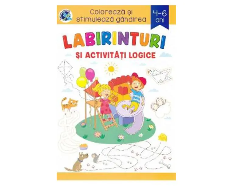 Labirinturi si activitati logice. Coloreaza si stimuleaza gandirea